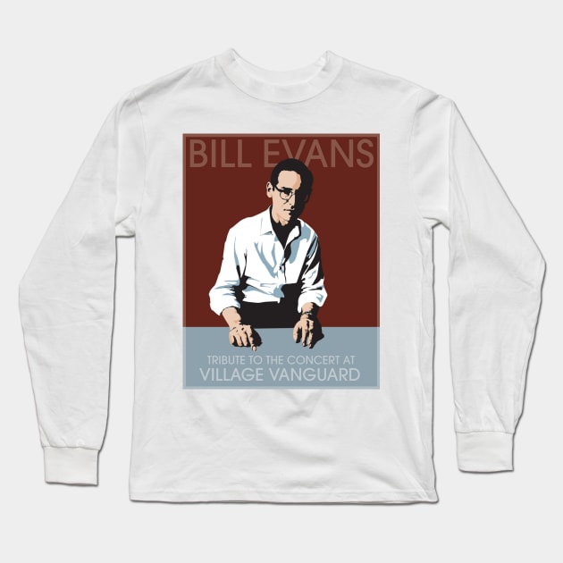 Bill Evans T-Shirt Long Sleeve T-Shirt by Keithhenrybrown